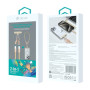 Câble Lanière 2-en-1 Type-C / Type-C Devia Extreme Speed Series 60W 0.3M - Gris Désert