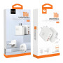 Adaptateur Secteur 2 Ports USB + 2 Type-C + 3 Connecteurs (EU-US-CN) 100W Blanc - C213 (WUW)