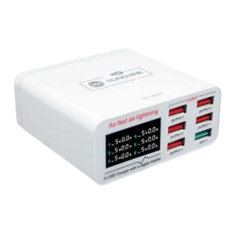 Chargeur Intelligent Lightning SS-304Q USB – Recharge Rapide & Sécurité Maximale