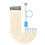 SUNSHINE SS-905H Android mobile phone high voltage series boot cable