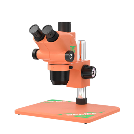 RELIFE RL-M6T Pro-B11 Trinocular Microscope with 0.5CTV Interface - Orange