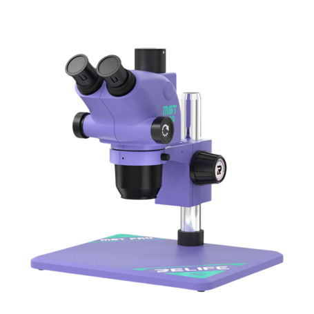 Microscope Trinoculaire avec Interface 0,5 CTV RELIFE RL-M6T Pro-B11 - Violet