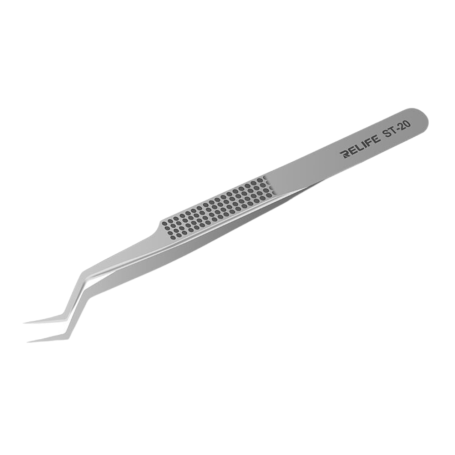 Pince de Précision RELIFE ST-20 pour Placement de Puces - Outil Idéal pour Réparations Électroniques