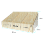 Rangement Multifonctionnel RELIFE RL-001B Pro 39x24x18 CM – Optimisez Votre Espace avec 24 Compartiments