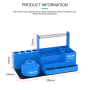 RELIFE RL-001H Rotatable Multifunctional Repair Storage Grey 26x13.5x8 - Optimal Organization & Flexibility