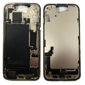 Chassis Arrière iPhone 15 Plus Jaune Grade B avec Batterie eSIM US - Sans Vitre Arrière | Pièce Détachée Originale et Déclassée