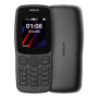 Téléphone Portable Nokia 106 TA-1114 1.8" - Noir (Neuf)