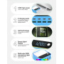 Chargeur GaN RELIFE Q2 120W à 8 Ports - Bleu