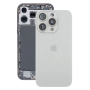 iPhone 16 Pro Titanium White Rear Glass Cover Original Disassembled Grade A