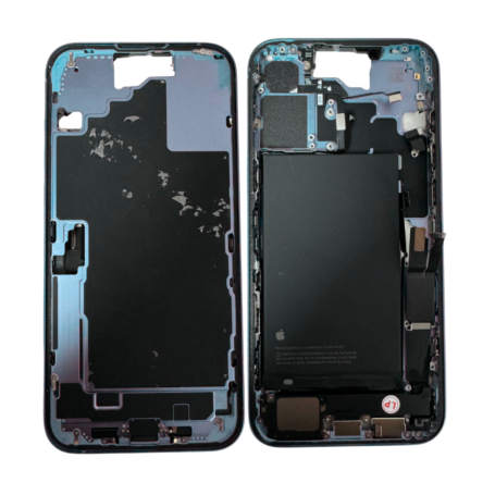 Chassis iPhone 16 Plus sans Vitre Arrière avec Batterie Sarcelle (Origine Demonté) Grade A
