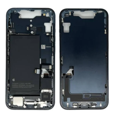iPhone 16 Rear Chassis Without Glass Black Grade A Original with Battery - Disassembled Replacement