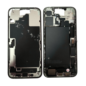 Chassis iPhone 16 sans Vitre Arrière avec Batterie Blanc (Origine Demonté) Grade A