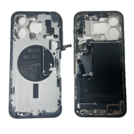 Châssis Arrière iPhone 16 Pro Max Titane Bleu Original Démonté eSIM US avec Batterie - Grade A