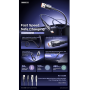REMAX Fonsu Series RC-C099 66W Fast Charging Braided Aluminum Alloy USB / USB-C Cable - 1.2M - Black