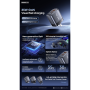 Chargeur Rapide GaN 35W USB + Type-C REMAX U2-AC35W - EU - Argent
