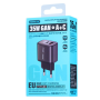 REMAX USB + Type-C Visual Fast Charger GaN 35W U2-AC35W - EU - Silver