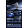 67W GaN Fast Charger with Digital Display - USB + Type-C REMAX U2-AC67W - Silver