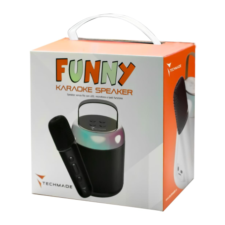 Techmade Enceinte Karaoke TM-K2-BK Noir