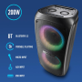 Enceinte Portable Sans Fil NGS Wild Temper 200W Noir