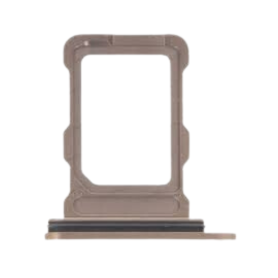 Tiroir SIM iPhone 16 Pro/Pro Max Titane Naturel - Accessoire de Remplacement Haut de Gamme