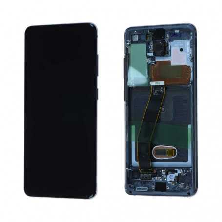 Screen Samsung Galaxy S20 4G/5G (G980/G981) Gray + Frame (Service Pack) - GH82-22131A-22123A