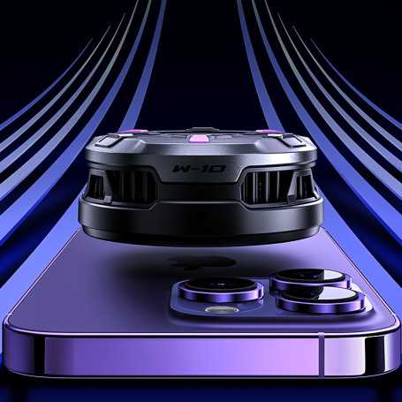 Chargeur Sans Fil MagClap™ Biliz Cooling Benks - Refroidissement et Recharge Rapides pour Votre Smartphone - Argent