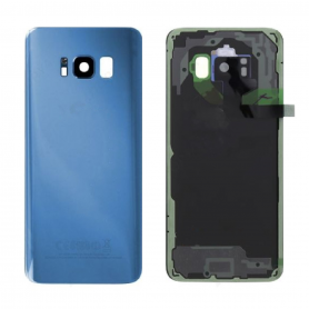 Vitre Arrière Samsung Galaxy S8 Bleu Original Démontée Grade B - Pièce de Remplacement Authentique