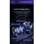Chargeur Sans Fil MagClap™ Biliz Cooling Benks - Refroidissement et Recharge Rapides pour Votre Smartphone - Argent
