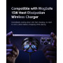 Benks MagClap™ Biliz Cooling Wireless Charger - Fast Cooling and Charging for Your Smartphone - Silver