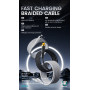 Câble Type-C / Type-C PowerWeave PD Benks 100W - 1M - Charge rapide et durabilité renforcée - Noir