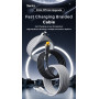 Câble Type-C / Type-C PowerWeave PD Benks 100W - 1M - Charge rapide et durabilité renforcée - Noir