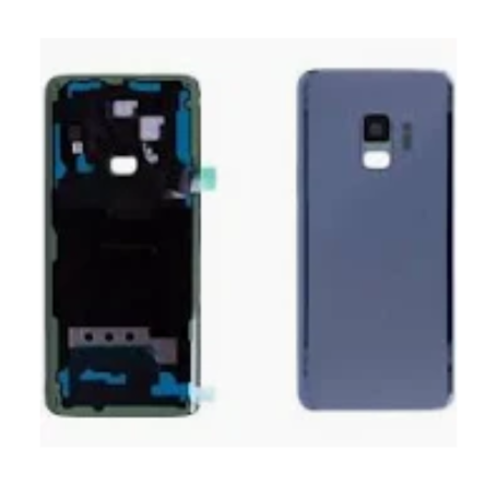 Vitre arrière Samsung Galaxy S9 Sans Lentille Bleu (Original Démonté) - Grade AB
