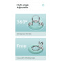 Support Magnétique Magsafe avec Anneau Benks pour iPhone - Pratique et Sécurisé - Vert