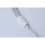 Câble de Charge 3 en 1 Type-C / Type C + Type C + Lightning Benks D46 - 1,2 m – Ultra Rapide et Résistant - Blanc