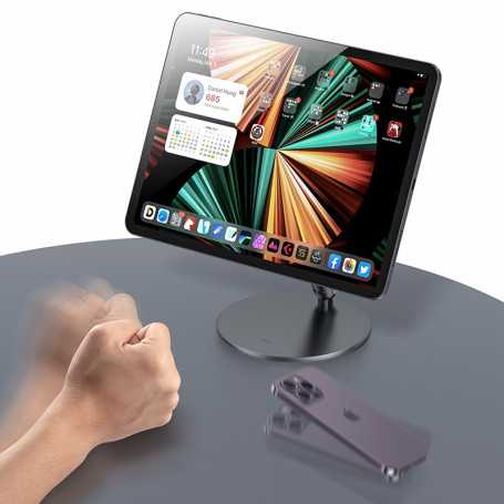 Support Magnétique Infinity Pro pour iPad Benks - Transformez Votre iPad en Station de Travail Polyvalente - Gris