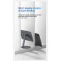 Support Magnétique Infinity Pro pour iPad Benks - Transformez Votre iPad en Station de Travail Polyvalente - Gris
