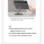 Support Magnétique Infinity Pro pour iPad Benks - Transformez Votre iPad en Station de Travail Polyvalente - Gris