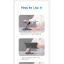 Support Magnétique Infinity Pro pour iPad Benks - Transformez Votre iPad en Station de Travail Polyvalente - Gris