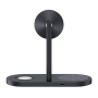 Support de Charge Sans Fil 3-en-1 Benks Infinity Omni - Charge Rapide et Connexion Magnétique Puissante - Noir