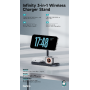 Benks Infinity Omni 3-in-1 Wireless Charging Stand - Fast Charging & Strong Magnetic Connection - Black