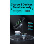 Support de Charge Sans Fil 3-en-1 Benks Infinity Omni - Charge Rapide et Connexion Magnétique Puissante - Noir