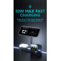 Support de Charge Sans Fil 3-en-1 Benks Infinity Omni - Charge Rapide et Connexion Magnétique Puissante - Noir