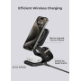 Benks JuicePod 3-in-1 Wireless Charging Stand - Fast Charging & Strong Magnetic Connection for Three Devices - White