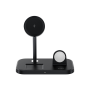 Benks Infinity 3-in-1 Wireless Charging Stand - Ultra-Fast Charging and Sleek Design - Black