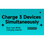 Support de Charge Sans Fil 3-en-1 Infinity Benks - Charge Ultra-Rapide et Design Élégant - Noir