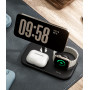 Support de Charge Sans Fil 3-en-1 Infinity Benks - Charge Ultra-Rapide et Design Élégant - Noir