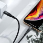 Câble de Charge Type-C / Lightning Benks - 2 M - Puissance et Durabilité au Quotidien - Noir