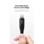 Câble de Charge Type-C / Lightning Benks - 2 M - Puissance et Durabilité au Quotidien - Noir