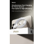 Câble de Charge 3 en 1 Type-C / Type C + Type C + Lightning Benks D46 - 1,2 m – Ultra Rapide et Résistant - Blanc