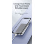 Benks MagClap StandGo – Power and Convenient Support for All Your Travels - Power Bank 10000mAh - White